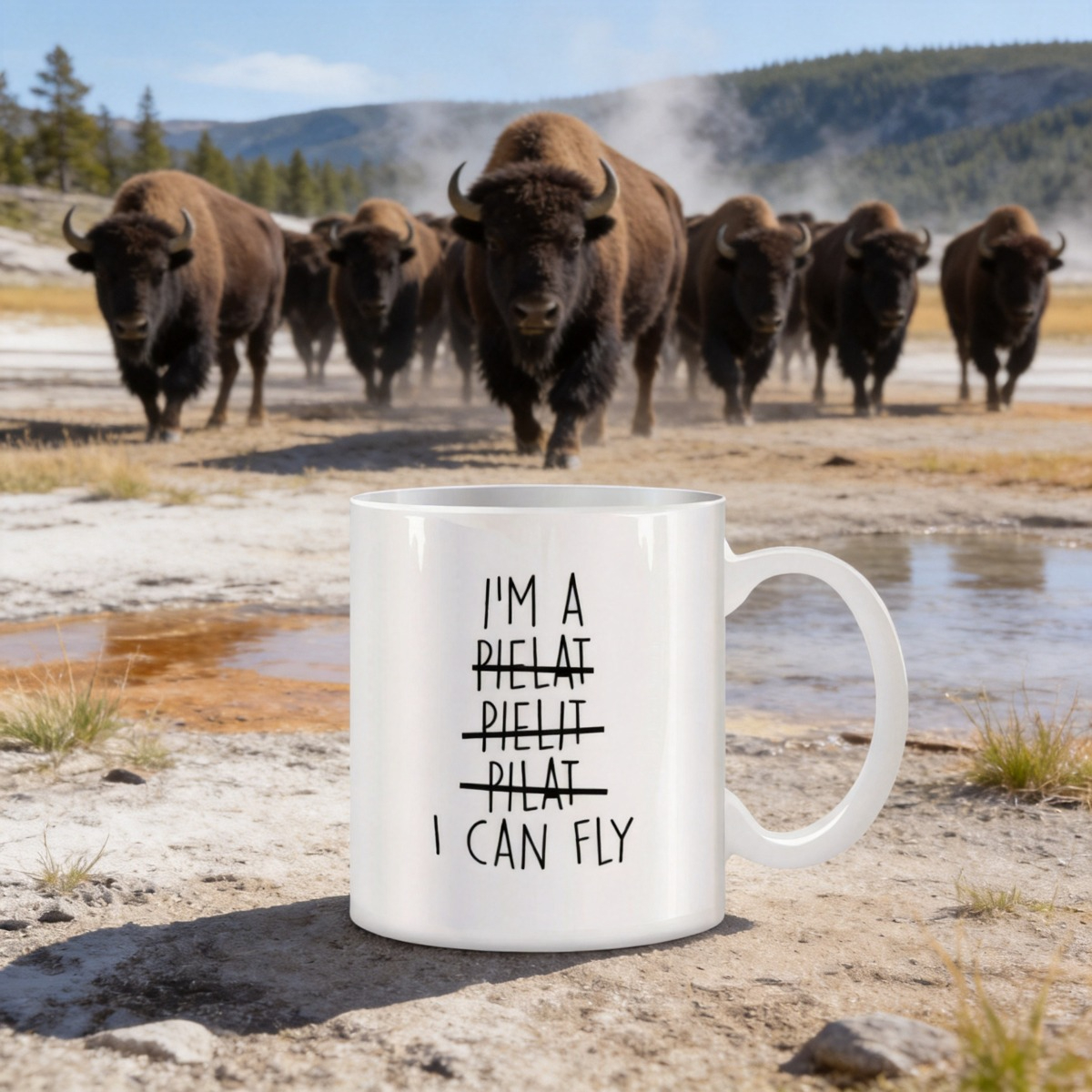 Coffee Tea Friends - I Can Fly Mug Original Cup