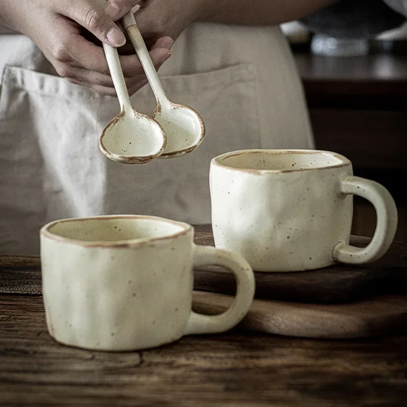 Coffee Tea Friends - NEW Design Stoneware Handmade Japanese Style