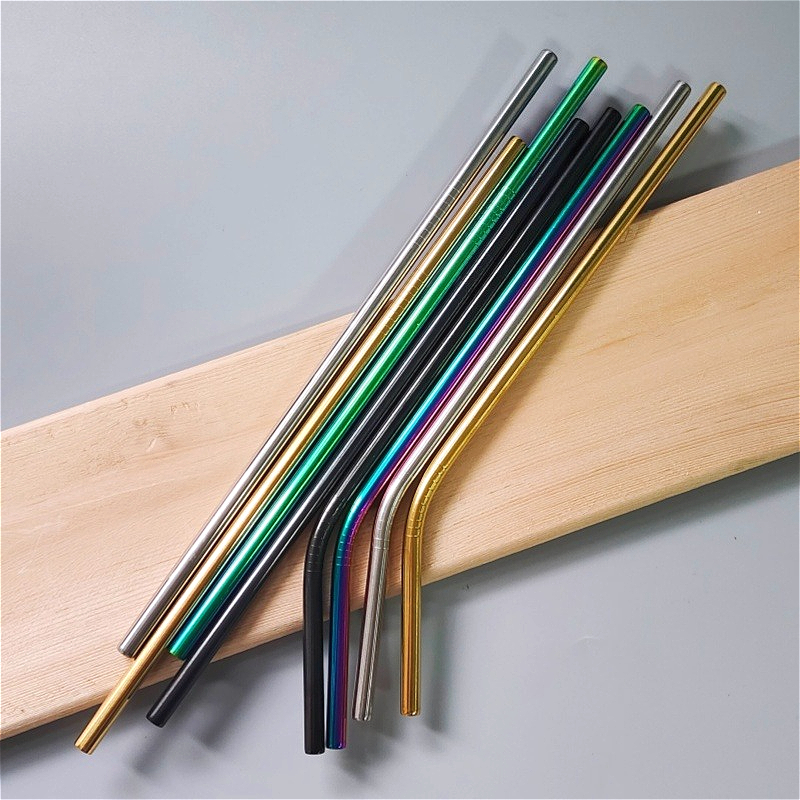 Coffee Tea Friends - 4pcs/set 215mm 304 Stainless Steel Straw