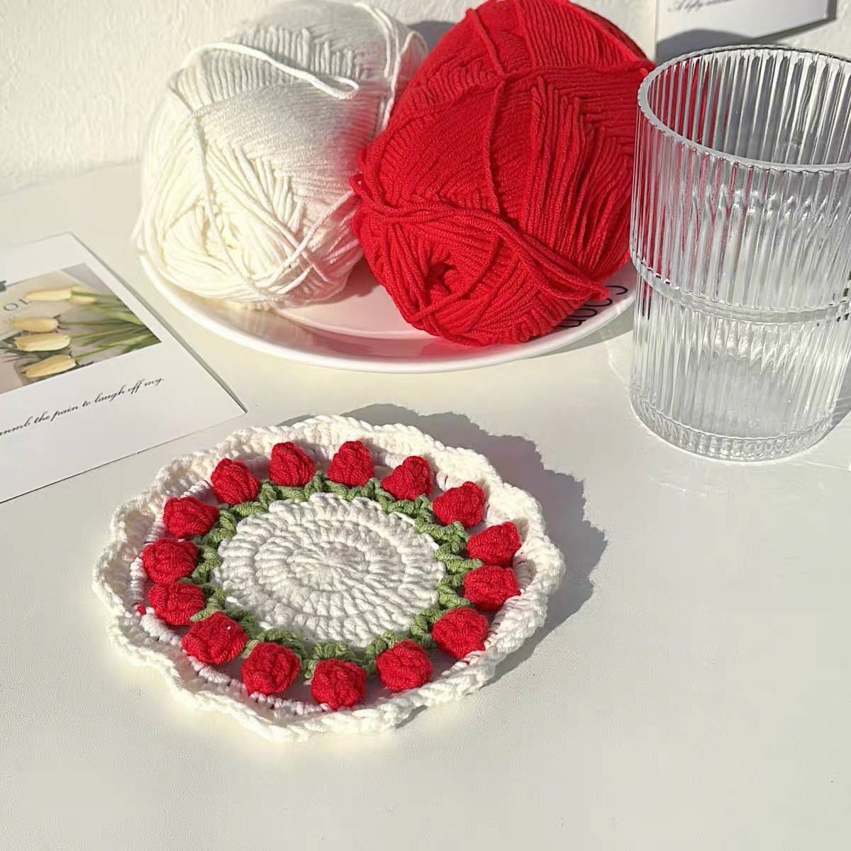 Handmade Crocheted Coffee Tea  - Coffee Tea Friends のレビューと価格