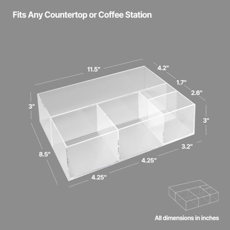 Acrylic Coffee Bar Station Sna - Tea Coffee Set Up のレビューと価格