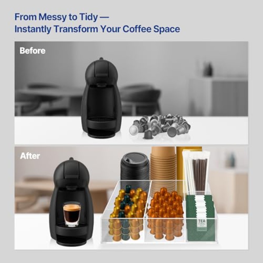 Acrylic Coffee Bar Station Sna - Tea Coffee Set Up のレビューと価格