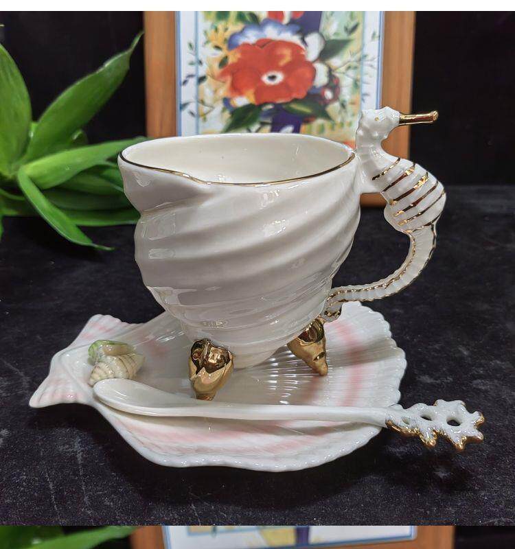 Ocean Series Gold Drawing Crea - Coffee Tea Drawing のレビューと価格