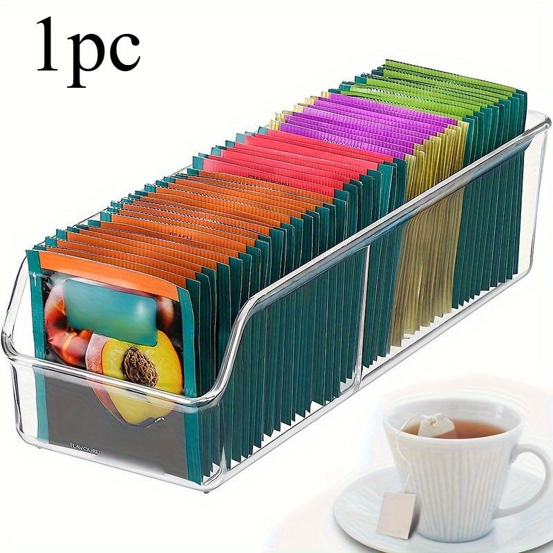 1pc Clear Tea Bag Organizer Bo - Coffee Tea And Sugar Set のレビューと価格