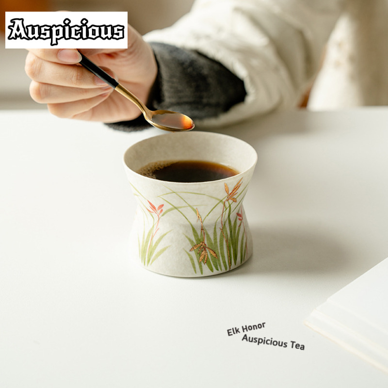 180ml Gold Drawing Hand-painte - Coffee Tea Drawing のレビューと価格