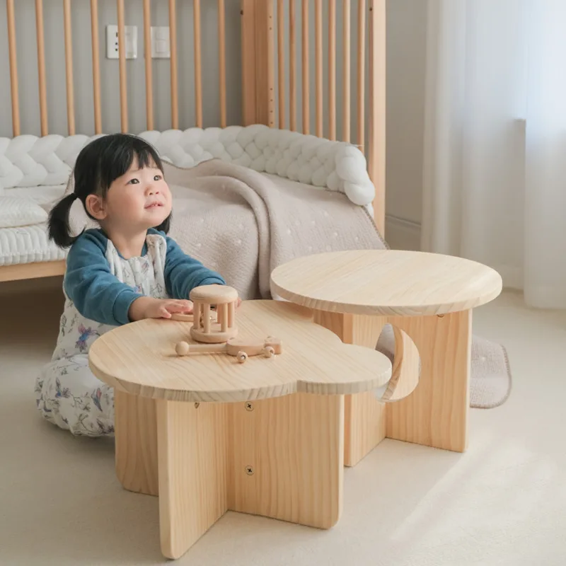 Solid Wood Children's Small Ta - Tea Coffee Set Up のレビューと価格