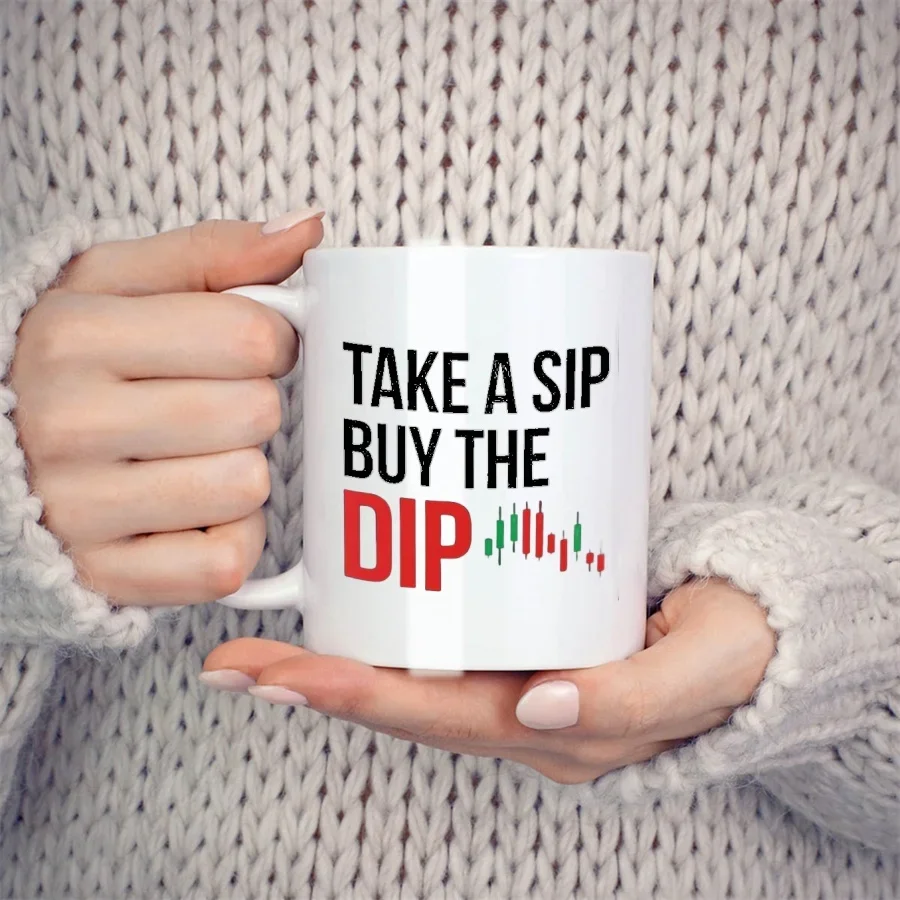 Take A Sip Buy The Dip Mugs Fo - Coffee Tea Friends のレビューと価格