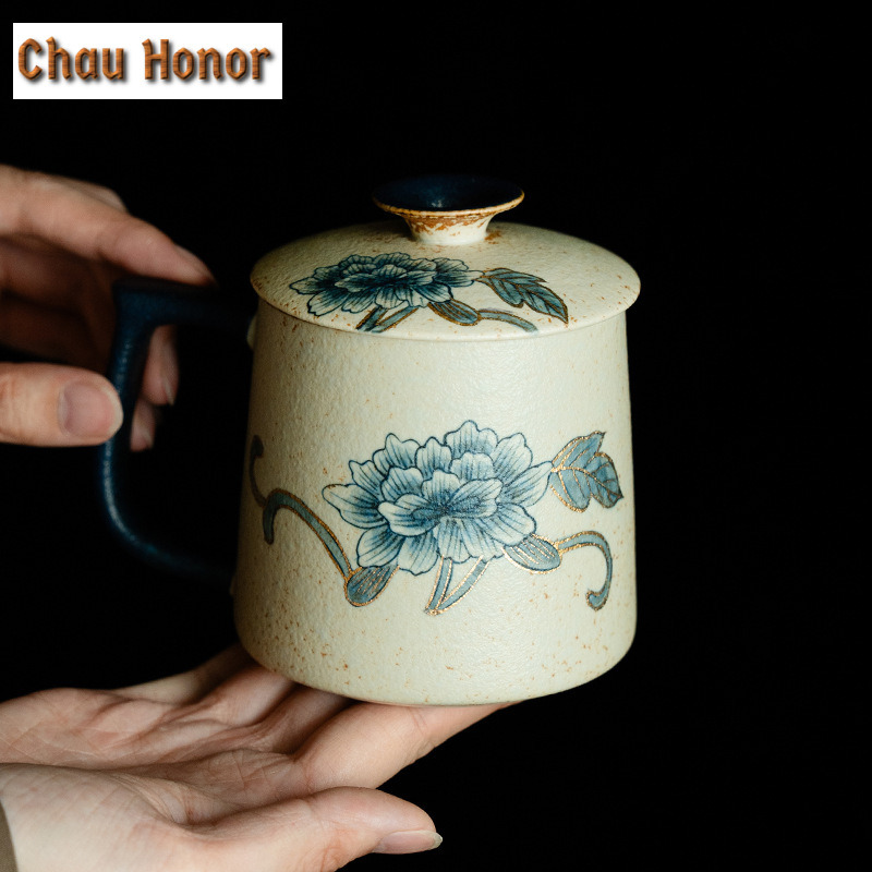 330ml Blue And White Flint Red - Coffee Tea Drawing のレビューと価格