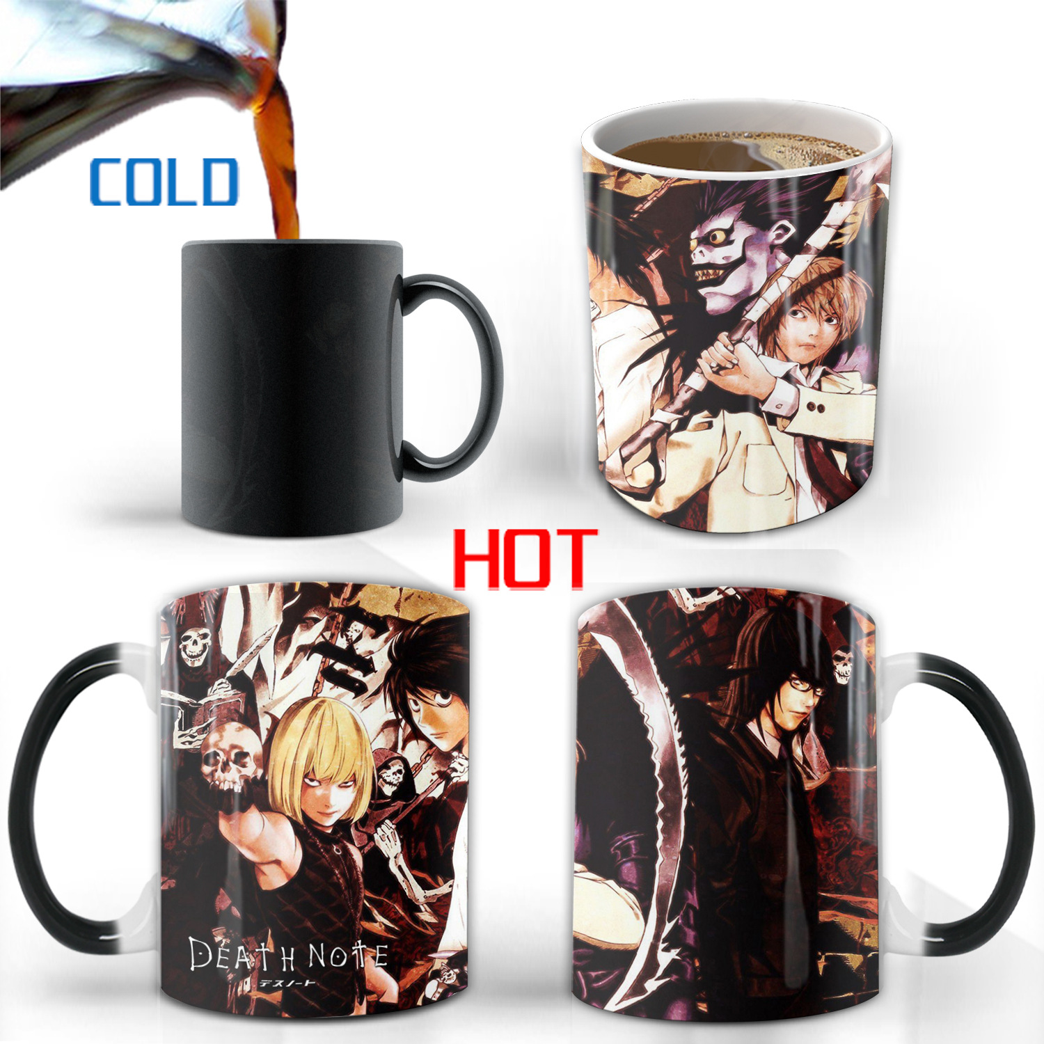 Death Note Discoloration Mug A - Coffee Tea Friends のレビューと価格