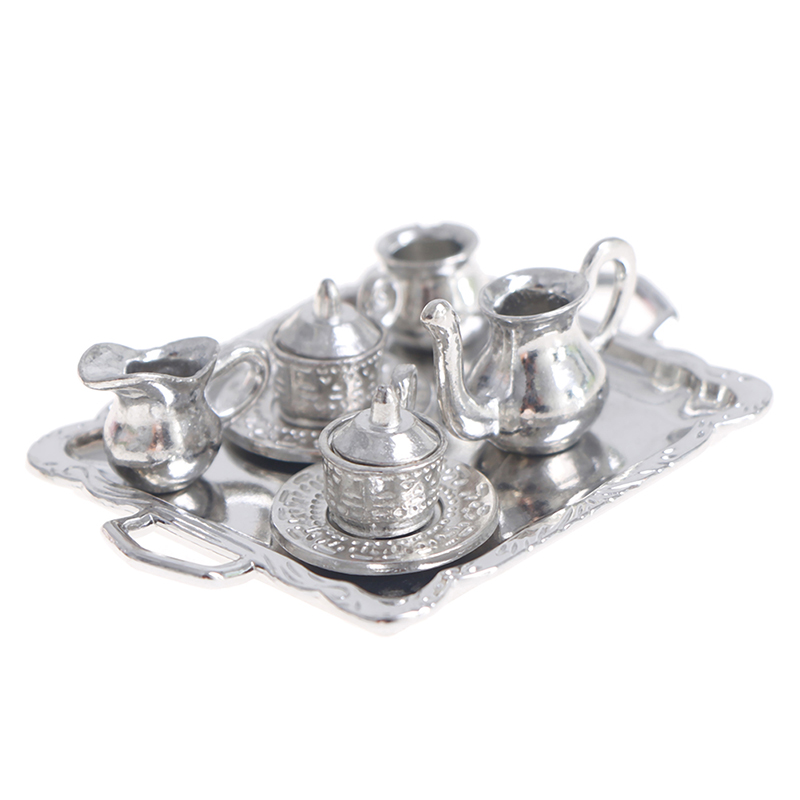 10pcs/Set 1/12 Dollhouse Minia - Coffee Tea And Sugar Set のレビューと価格