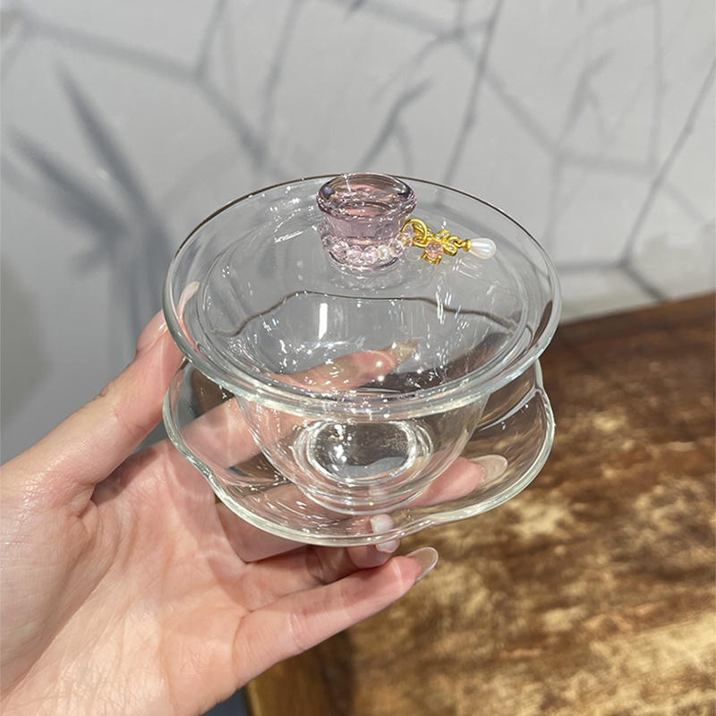Pink High Borosilicate Glass G - Gongfu Tea Set のレビューと価格