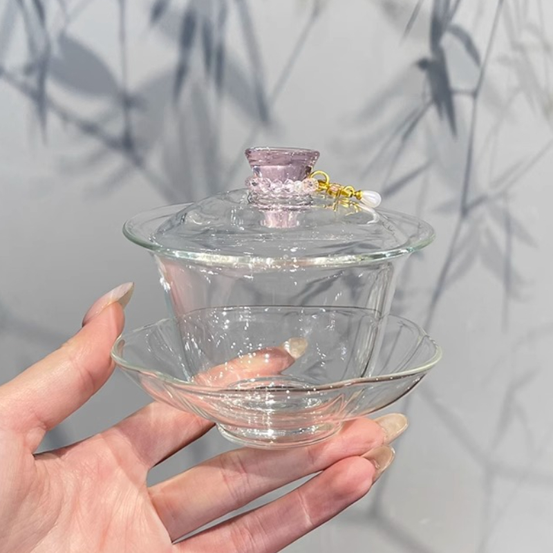 Pink High Borosilicate Glass G - Gongfu Tea Set のレビューと価格