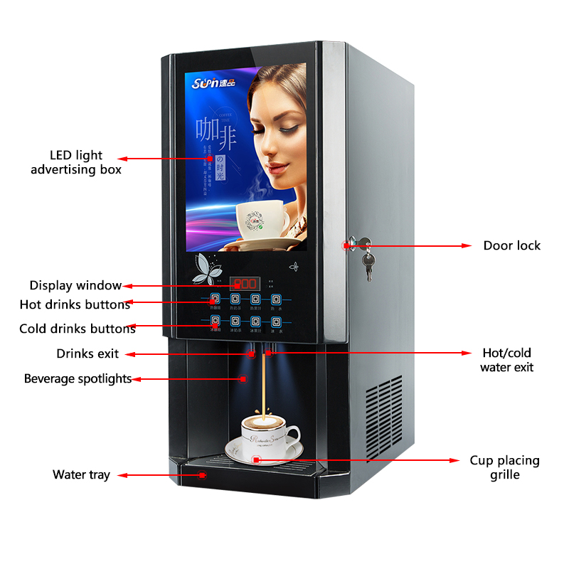 30SCW-8 Hot Ice Instant Coffee - Coffee Tea Machine のレビューと価格