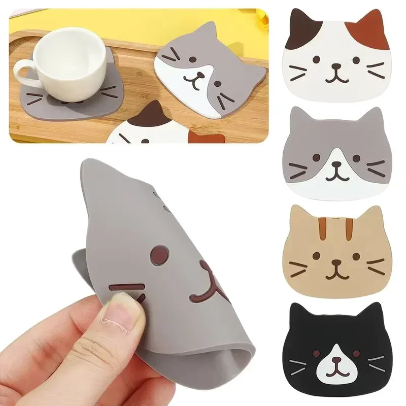 Lovely Pet Cat Design Cup Coas - Coffee Tea Love のレビューと価格