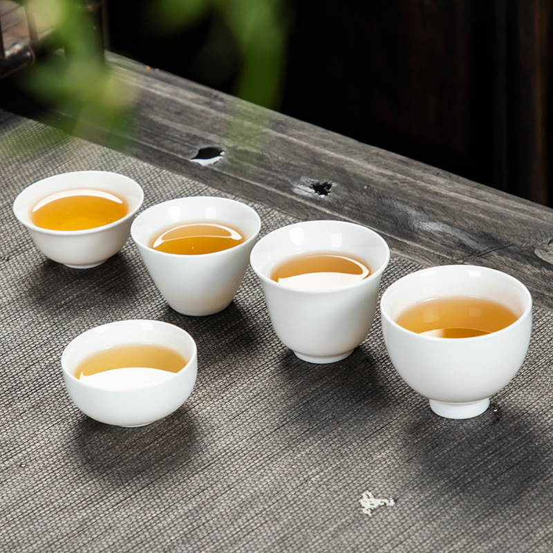 10pcs/pack Dehua High White Po - Gongfu Tea Set のレビューと価格