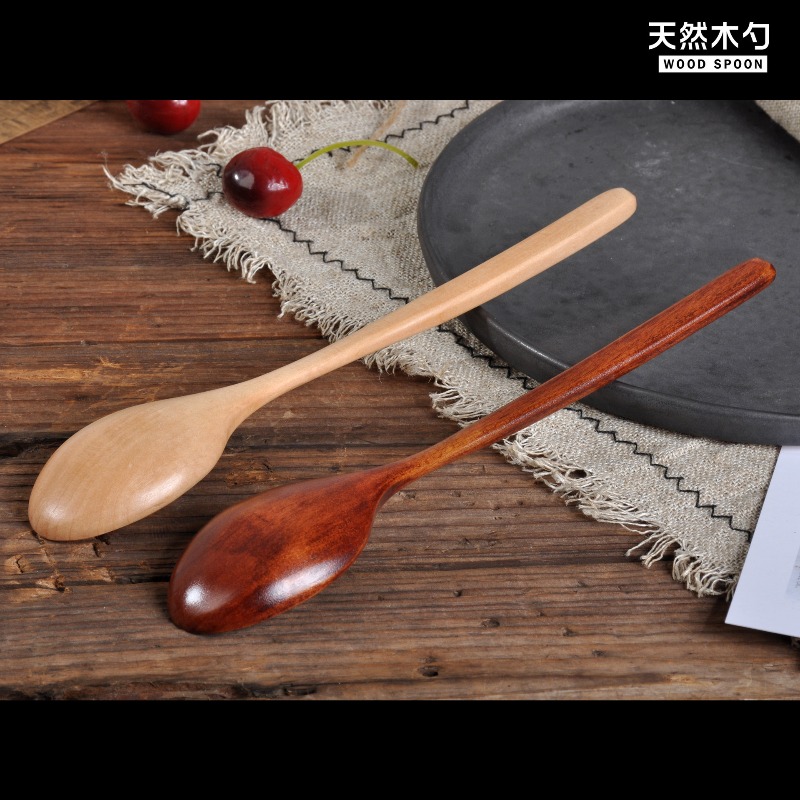 1pc Wooden Spoon Tableware Kit - Tea Coffee Utensils のレビューと価格