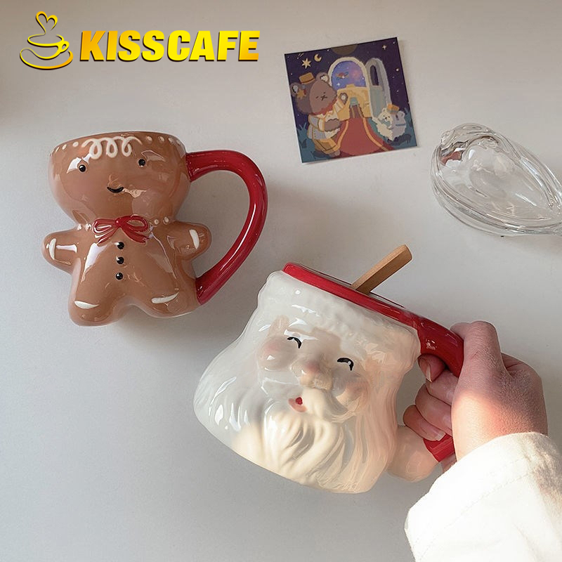 Creative Cute Cartoon Christma - Coffee Tea Friends のレビューと価格
