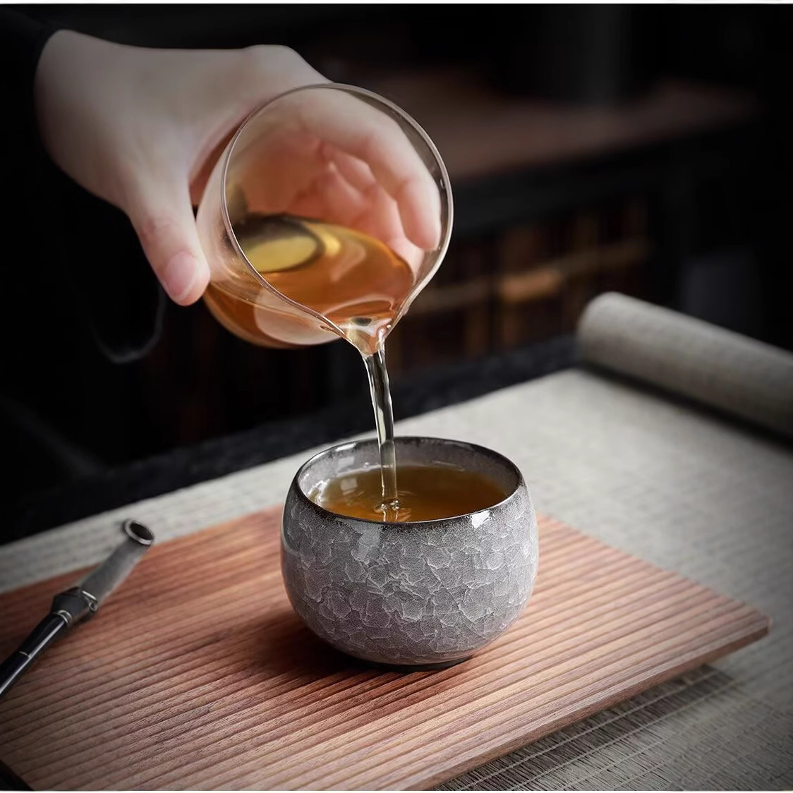 Cracked Ice Glaze Ceramic Tea  - Gongfu Tea Set のレビューと価格