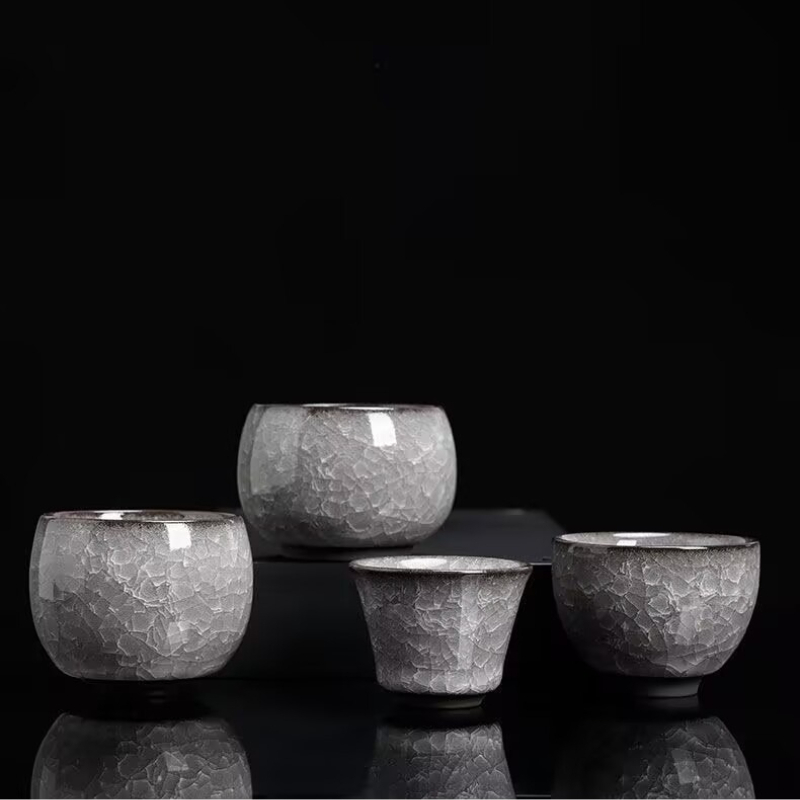 Cracked Ice Glaze Ceramic Tea  - Gongfu Tea Set のレビューと価格
