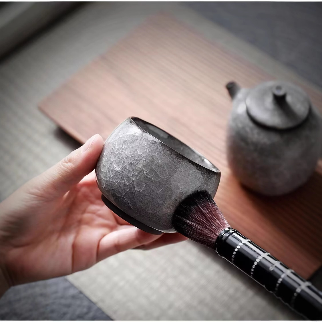 Cracked Ice Glaze Ceramic Tea  - Gongfu Tea Set のレビューと価格