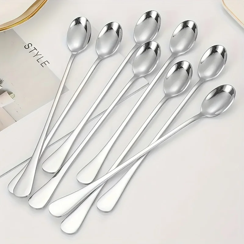 Stainless Steel 1/10pcs Long H - Tea Coffee Utensils のレビューと価格