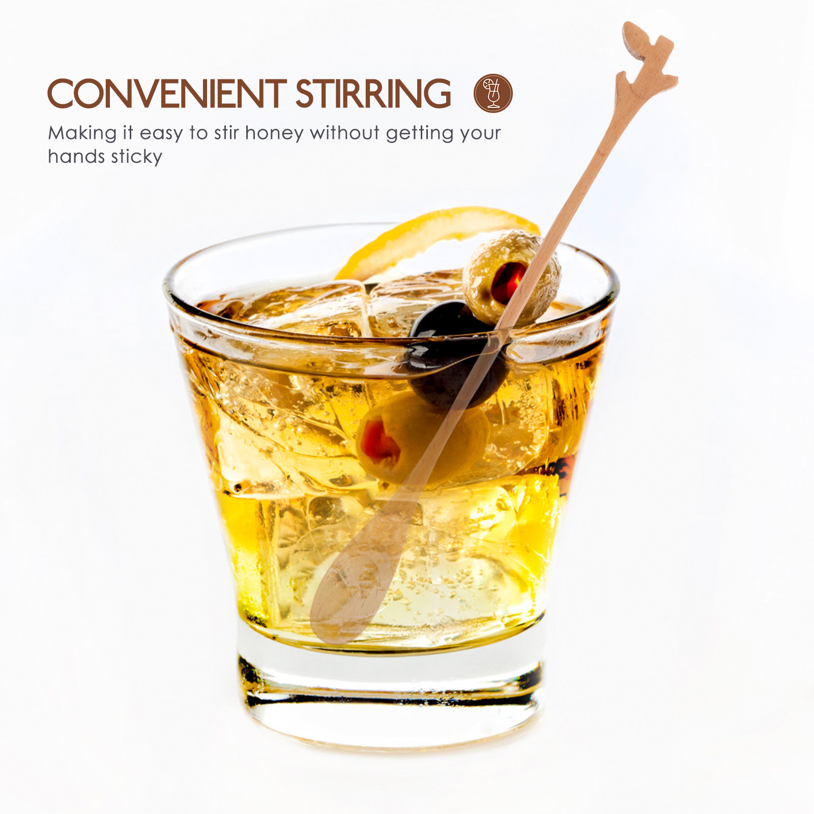 Wood Coffee Spoon Natural Wood - Tea Coffee Utensils のレビューと価格