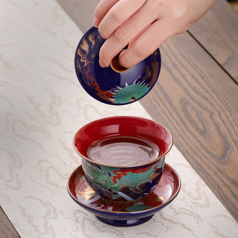 Creative Retro Ceramic Gaiwan  - Gongfu Tea Set のレビューと価格