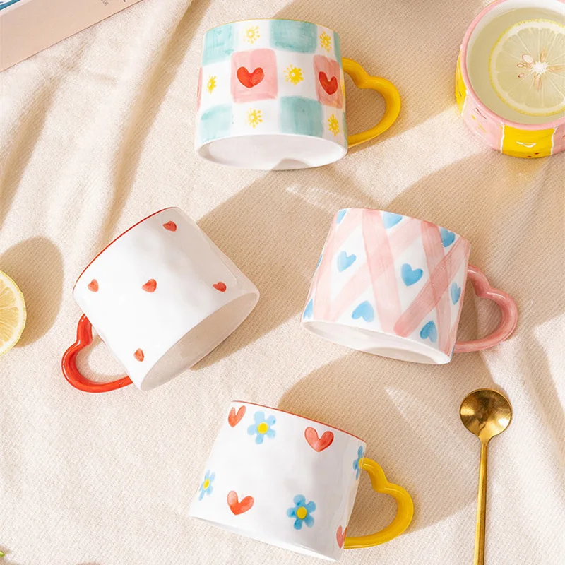 Ceramic Mug Creative Cute Hand - Coffee Tea Love のレビューと価格