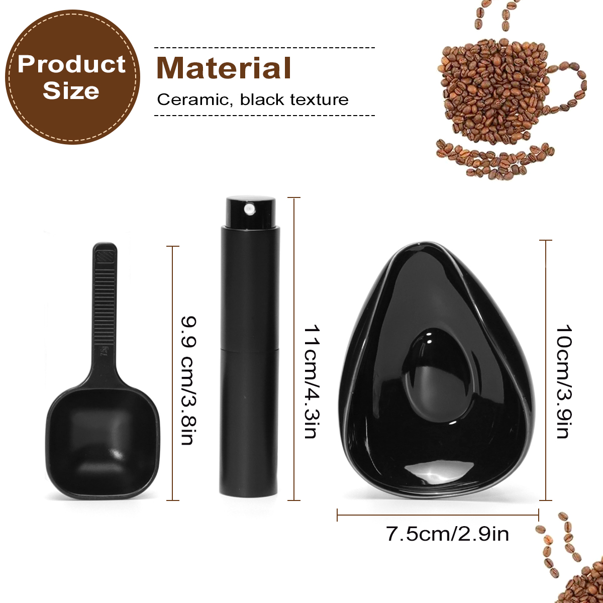 Leeseph Coffee Bean Dosing Cup - Coffee Tea And Sugar Set のレビューと価格