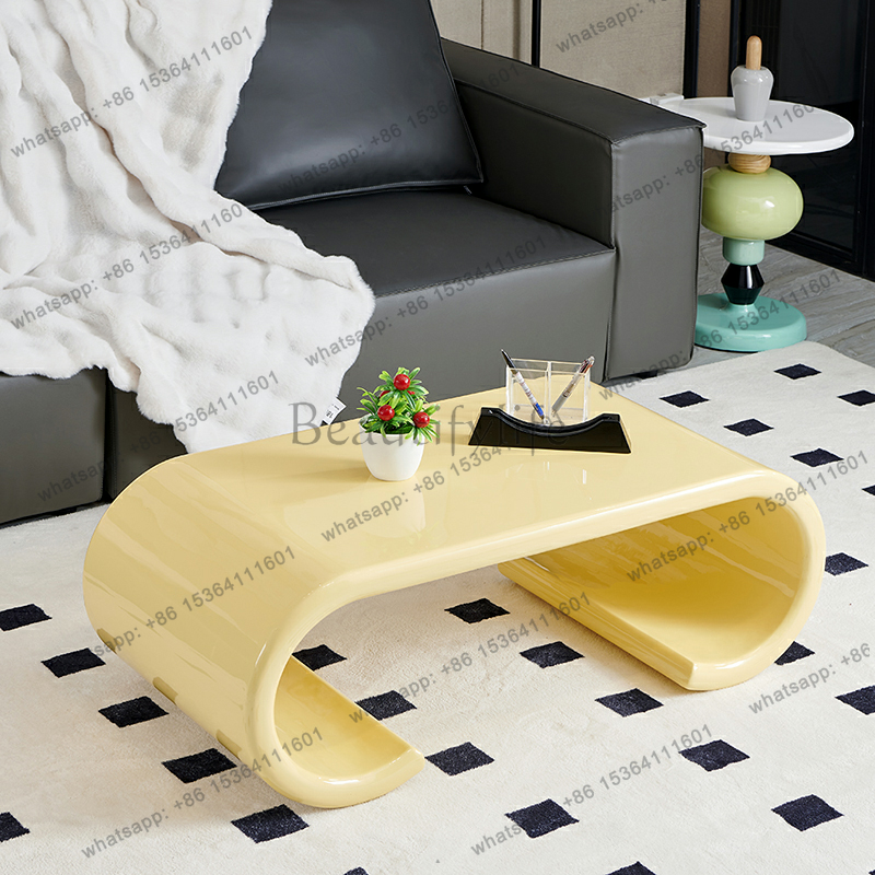 Solid Wood Modern Coffee Table - Coffee Tea Lounge のレビューと価格