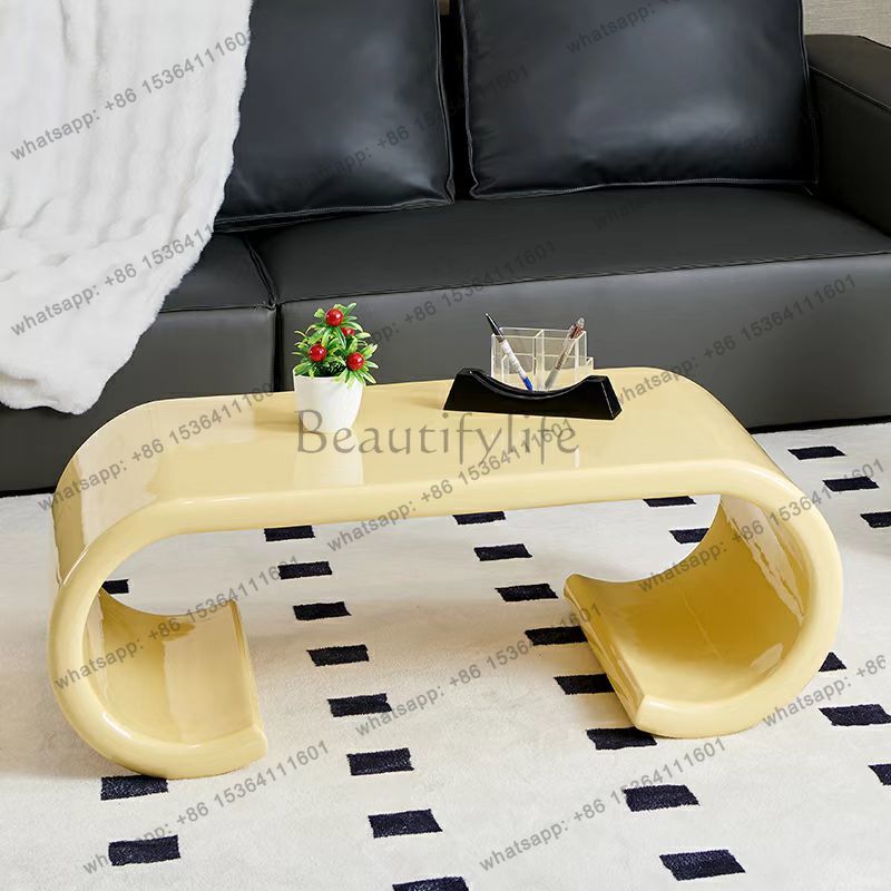 Solid Wood Modern Coffee Table - Coffee Tea Lounge のレビューと価格