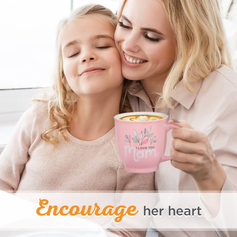 Large Ceramic Inspirational Sc - Coffee Tea Love のレビューと価格