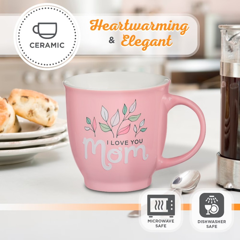 Large Ceramic Inspirational Sc - Coffee Tea Love のレビューと価格