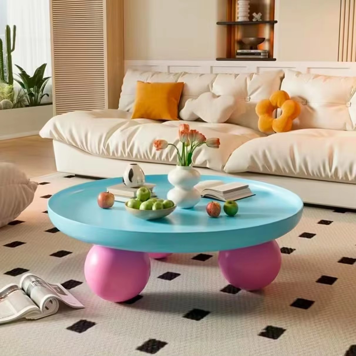 Coffee Tables Colorful Metal T - Coffee Tea Lounge のレビューと価格