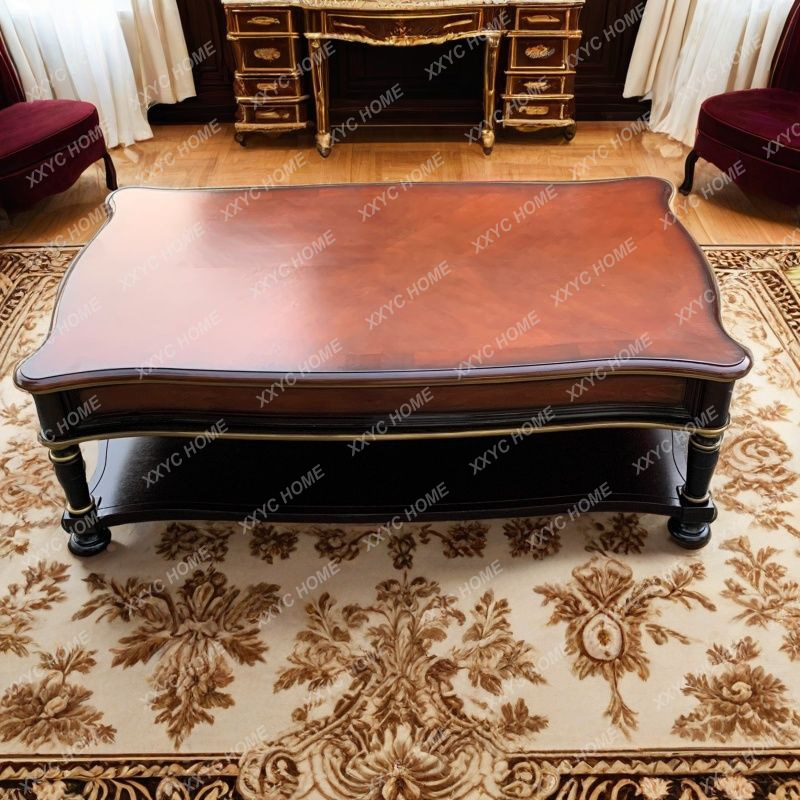 solid wood retro coffee table  - Coffee Tea Drawing のレビューと価格