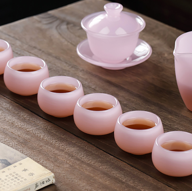 Hibiscus Jade Porcelain Teacup - Gongfu Tea Set のレビューと価格