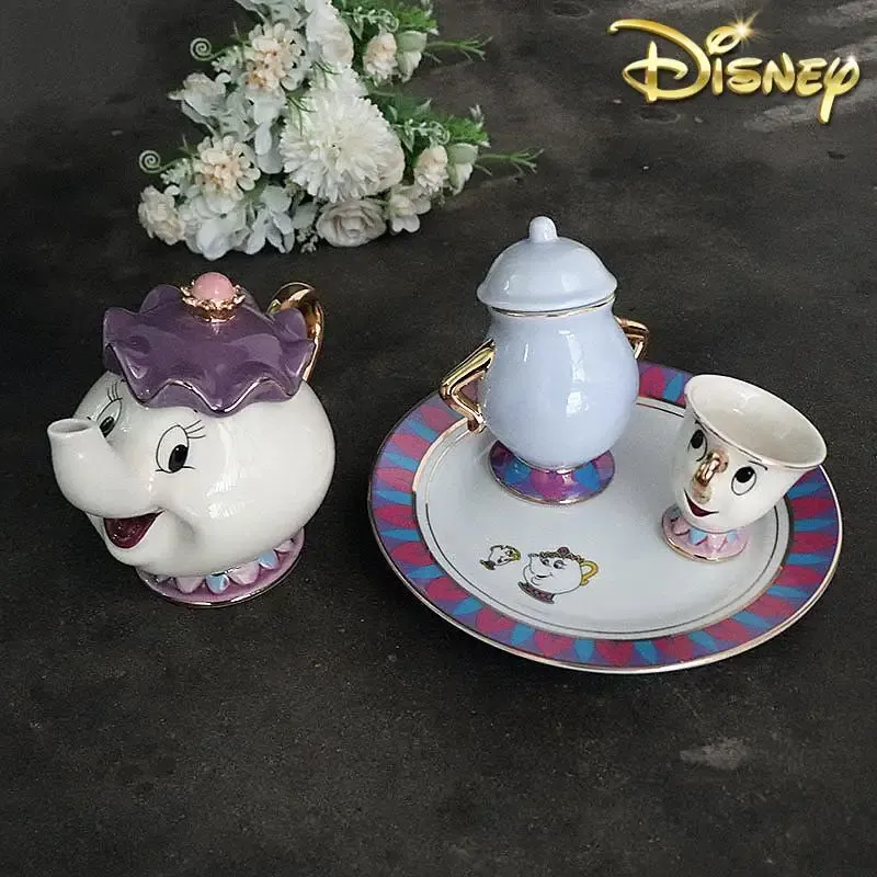 Hot Teapot Cartoon Beauty And  - Coffee Tea And Sugar Set のレビューと価格