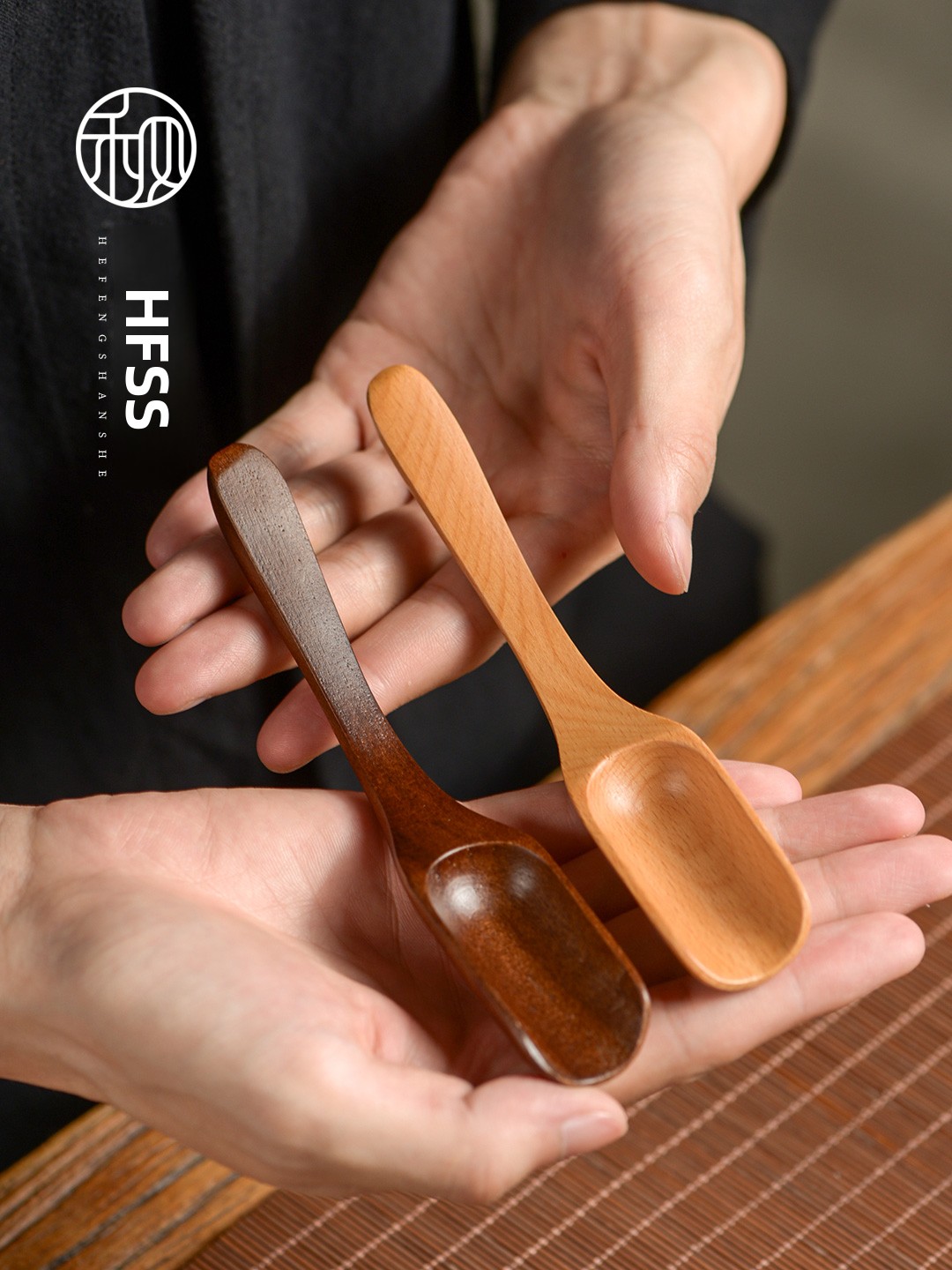 Walnut Wood Tea Spoon Tea Cere - Tea Coffee Utensils のレビューと価格