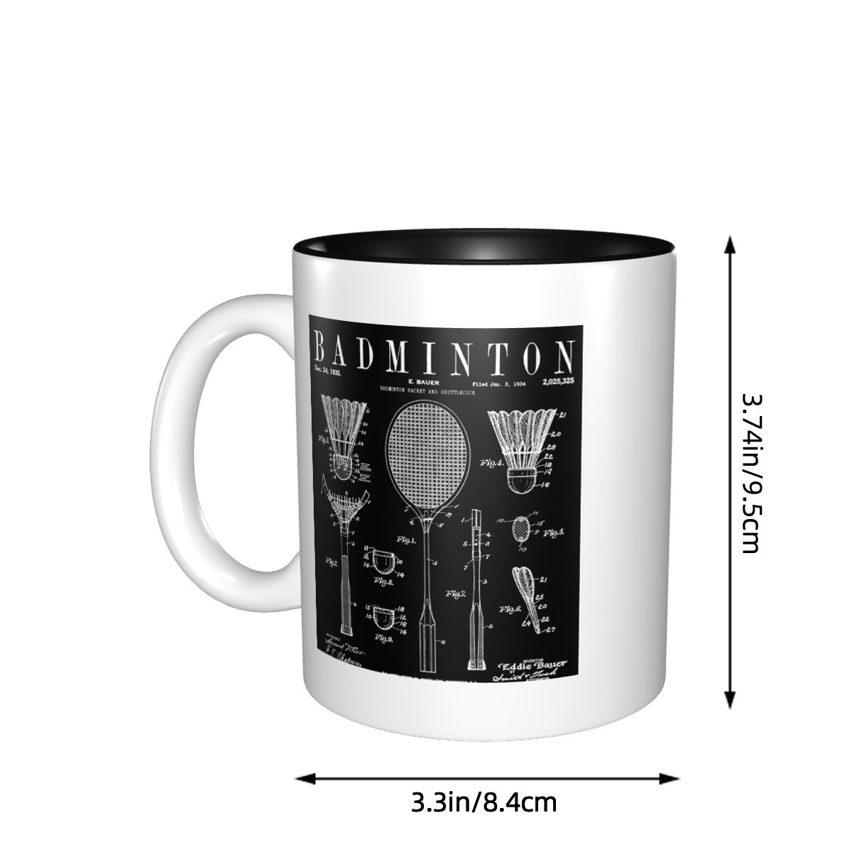 Badminton Old Vintage Patent D - Coffee Tea Drawing のレビューと価格
