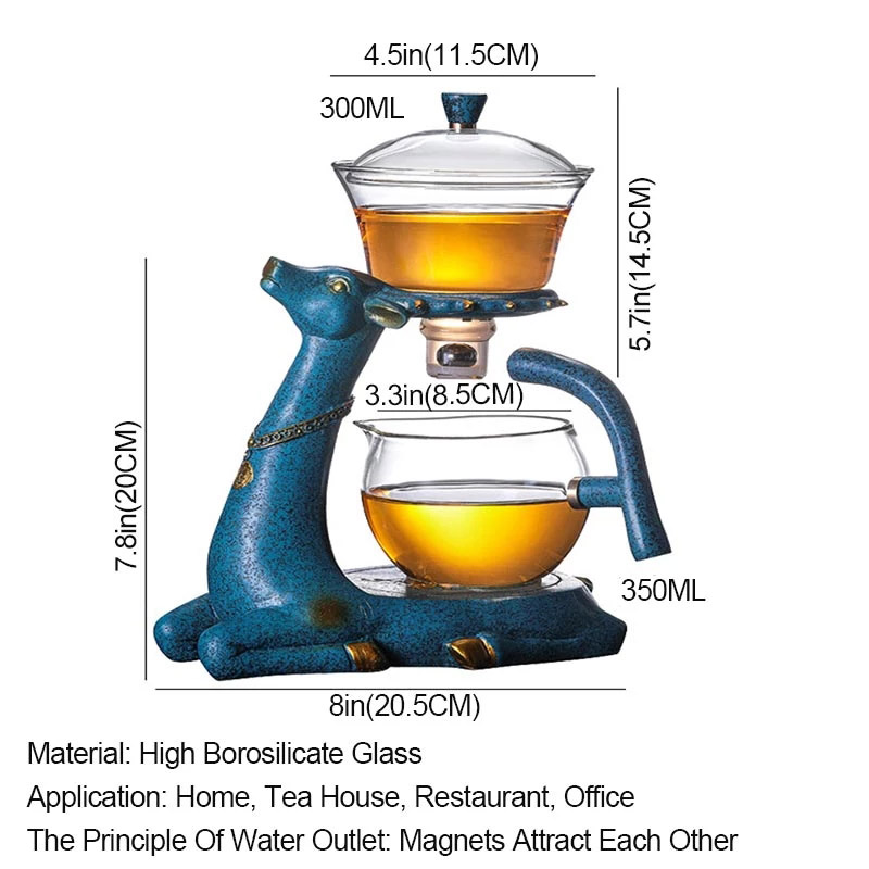 BOZZH-Kungfu Glass Tea Set, Cr - Gongfu Tea Set のレビューと価格