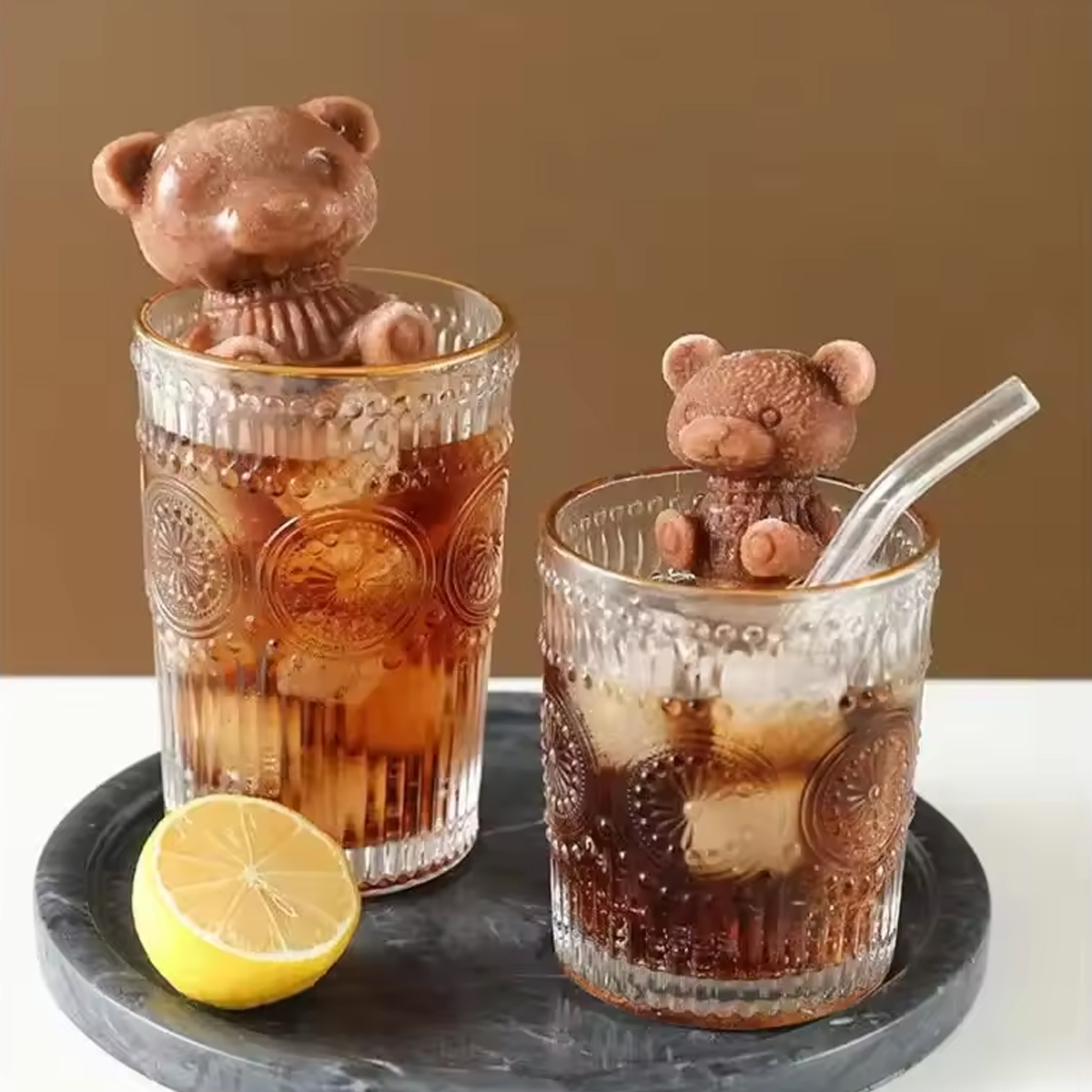 1~6Pcs Ice Bear Mold 3D Bear S - Coffee Tea Love のレビューと価格