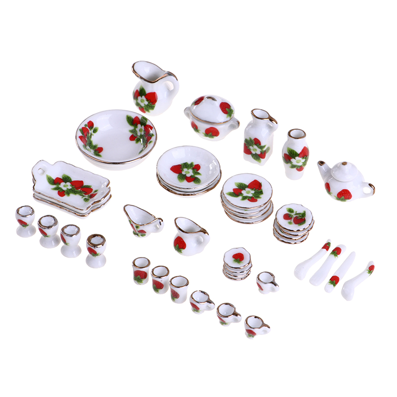 1 Set 1:12 Miniature Doll Hous - Coffee Tea And Sugar Set のレビューと価格