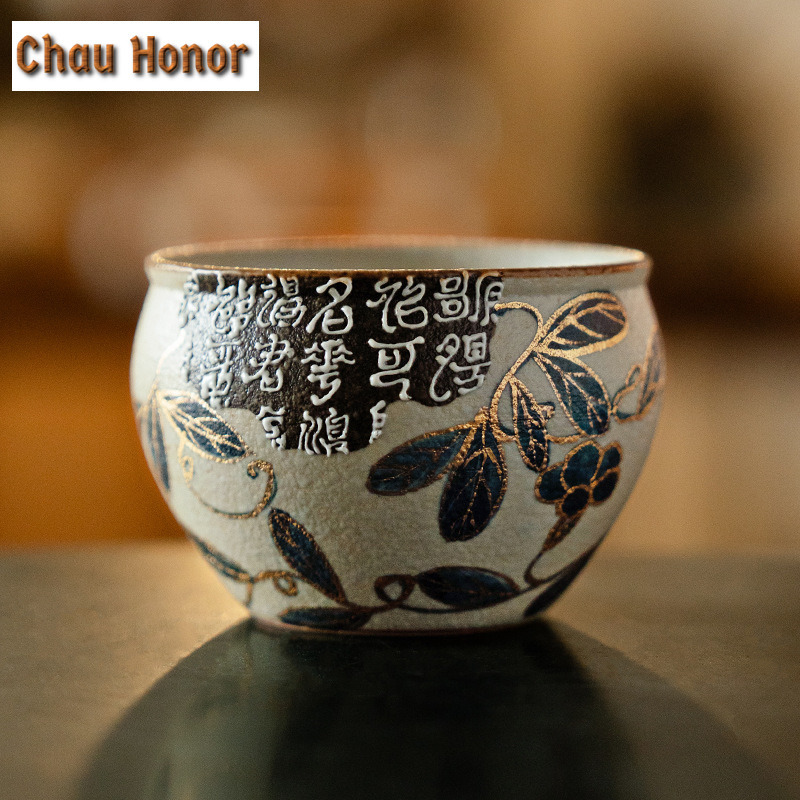 160ml Blue And White Flint Red - Coffee Tea Drawing のレビューと価格