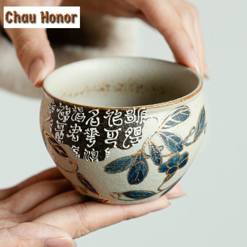 160ml Blue And White Flint Red - Coffee Tea Drawing のレビューと価格
