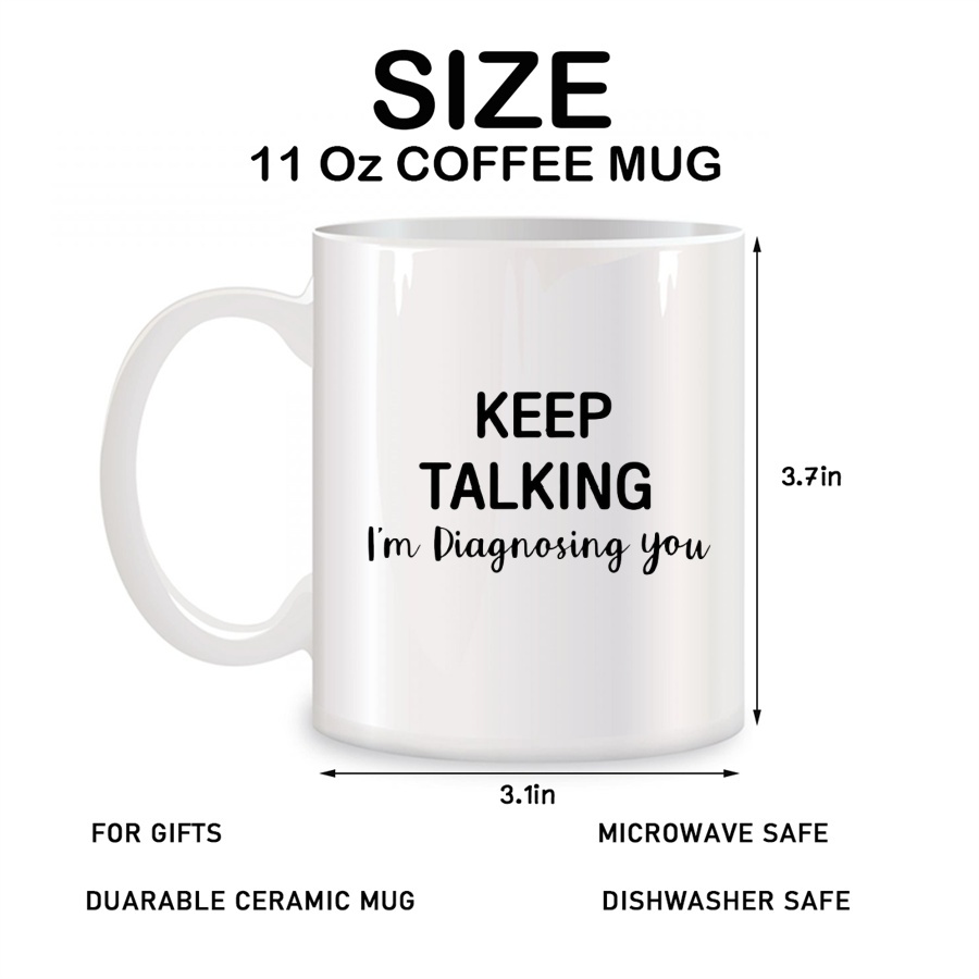 Keep Talking I'm Diagnosing Yo - Coffee Tea Friends のレビューと価格