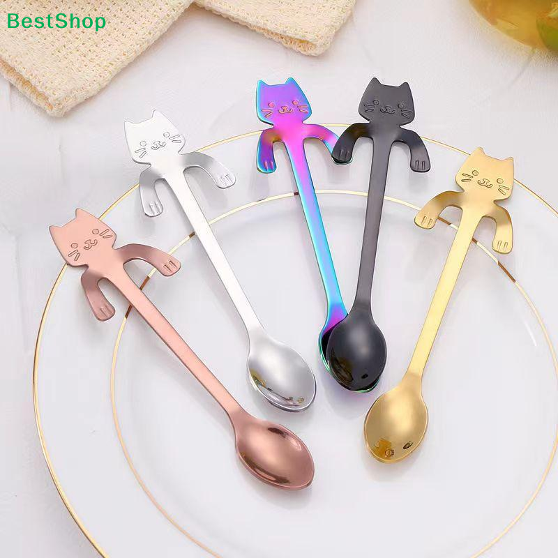 ☪Stainless Steel Cute Cat Hang - Coffee Tea Love のレビューと価格