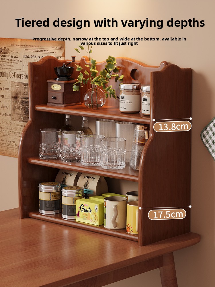 Retro Sle  Wood Cup Holder Din - Tea Coffee Set Up のレビューと価格