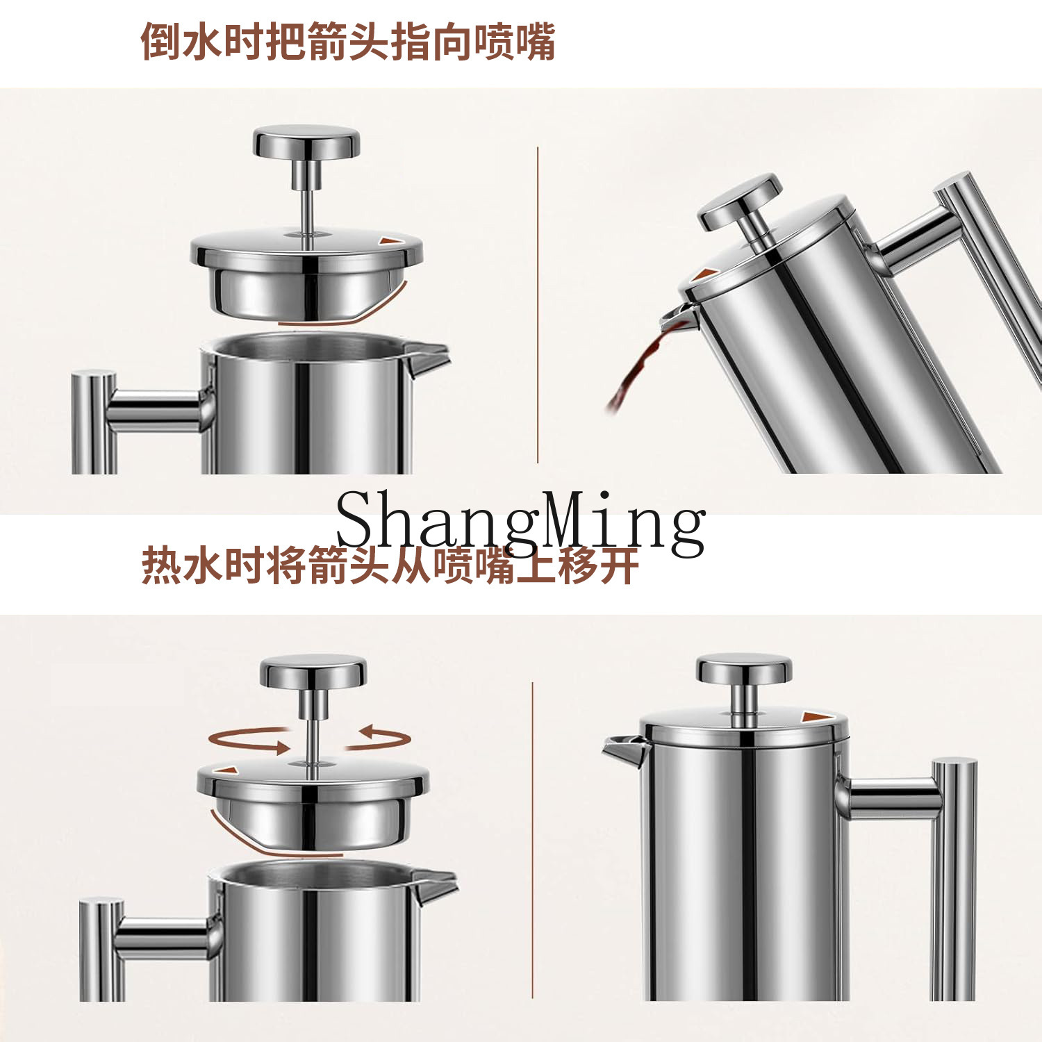 DSA stainless steel French pre - Tea Coffee Utensils のレビューと価格
