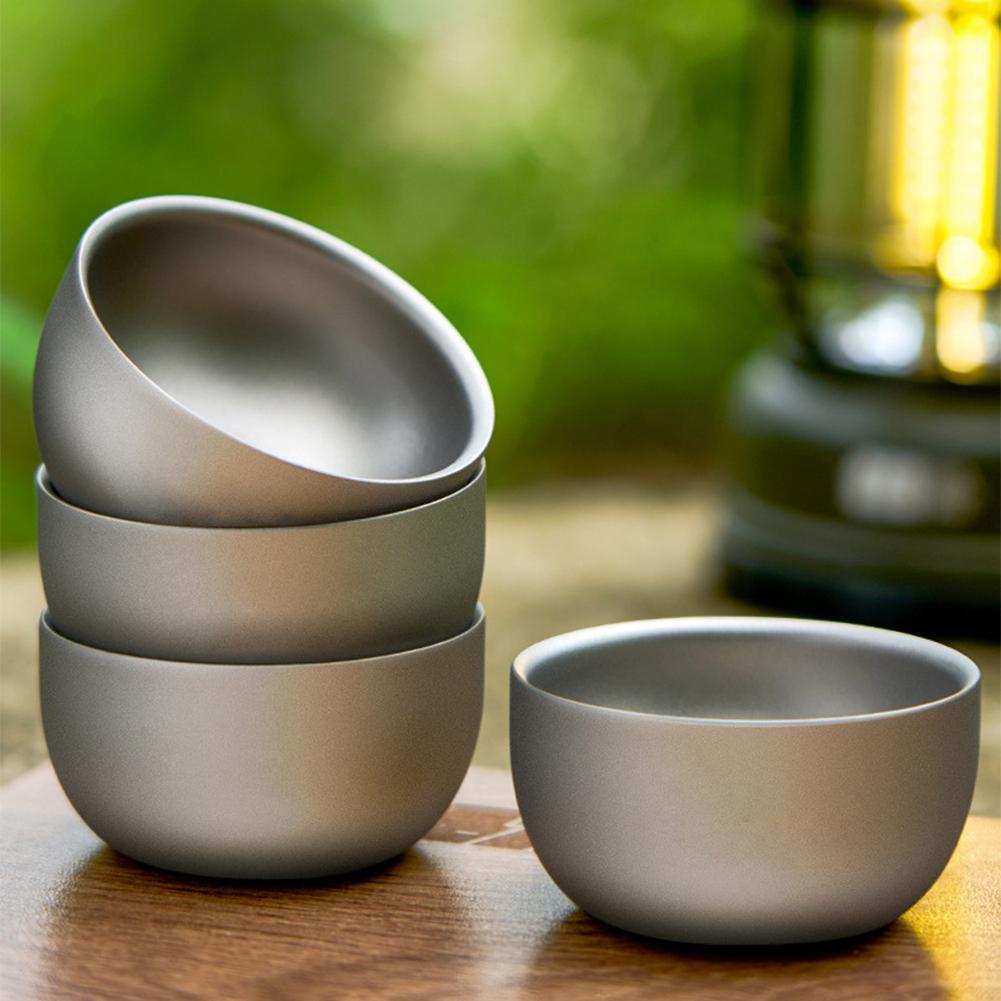 D2 Pure Titanium Double-layer  - Coffee Tea And Sugar Set のレビューと価格