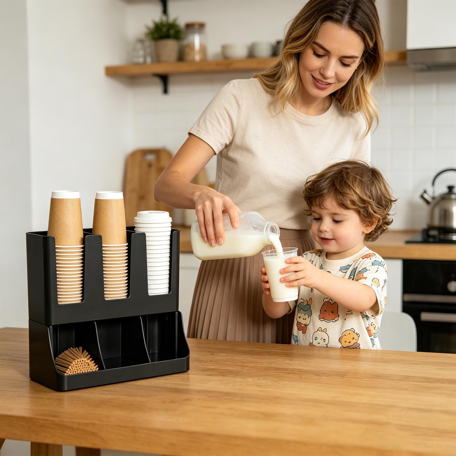 Coffee Station Organizer Wall  - Tea Coffee Set Up のレビューと価格